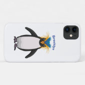 Cute macaroni penguin cartoon Case-Mate iPhone case (Achterkant (horizontaal))
