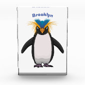 Cute macaroni penguin cartoon fotoblokken (Voorkant)