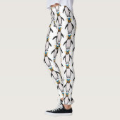 Cute macaroni penguin cartoon leggings (Links)
