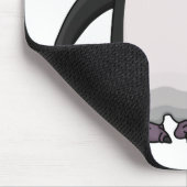 Cute macaroni penguin cartoon muismat (Hoek)