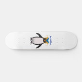 Cute macaroni penguin cartoon persoonlijk skateboard (Horizontaal)