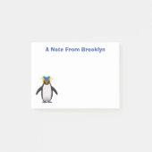 Cute macaroni penguin cartoon post-it® notes (Voorkant)