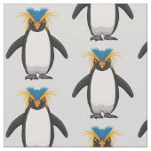 Cute macaroni penguin cartoon stof (Close Up)