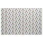 Cute macaroni penguin cartoon stof (Fat Quarter)