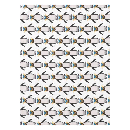 Cute macaroni penguin cartoon tafelkleed (Voorkant)