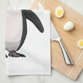 Cute macaroni penguin cartoon theedoek (Quarter Fold)