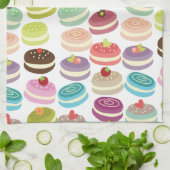 Cute Macarons Pattern Theedoek (Gevouwen)