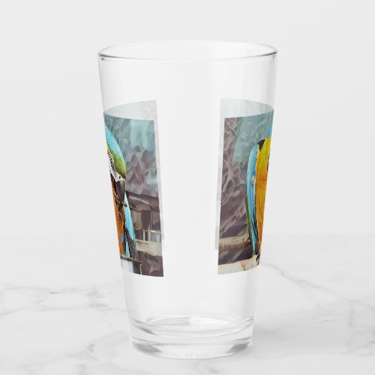 CUTE MACAW GLAS (Rechts)