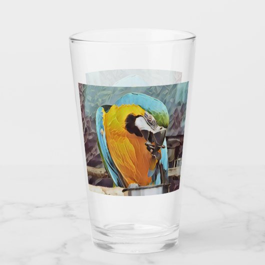 CUTE MACAW GLAS (Voorkant)