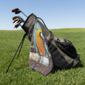 CUTE MACAW GOLFHANDDOEK (Groen)