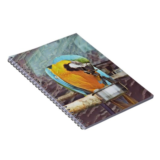 CUTE MACAW NOTITIEBOEK (Rechterzijde)