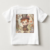 Cute Mad Hatter Whimsical Wonderland Woodland Art (Achterkant)