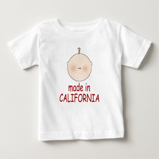 Cute made in California Baby T-shirt (Voorkant)