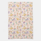 Cute Magic Boeken Pastel Roze Theedoek (Verticaal)