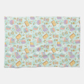 Cute Magic Books Green Theedoek (Horizontaal)