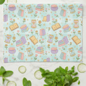 Cute Magic Books Groen Theedoek (Gevouwen)