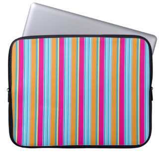 Cute magic colorful stripes laptop sleeve