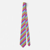 Cute magic colorful stripes stropdas (Voorkant)