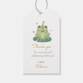 Cute Magic Frog Birthday Gift Labels Cadeaulabel