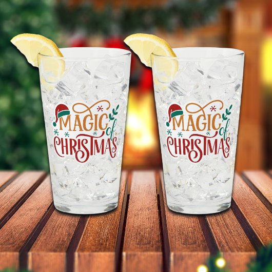Cute 'Magic of Christmas'  Glas
