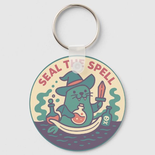 Cute Magic Seal Potion Sleutelhanger (Achterkant)