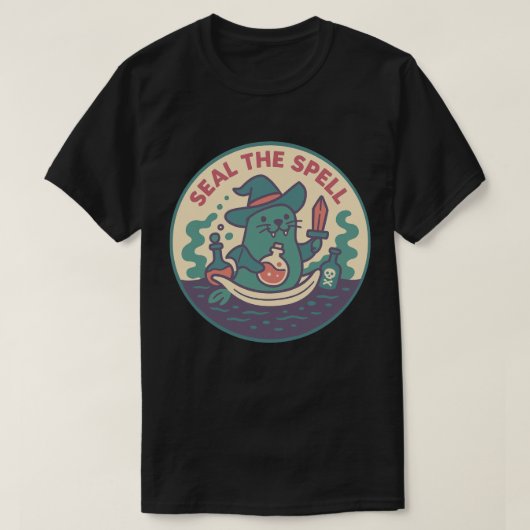 Cute Magic Seal Potion T-shirt (Design voorkant)