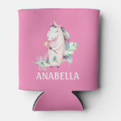 Cute Magic Unicorn Girly PInk Kinderen Blikjeskoeler (Voorkant)