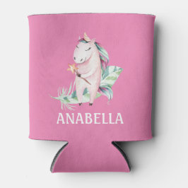 Cute Magic Unicorn Girly PInk Kinderen Blikjeskoeler