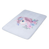 Cute & Magical Baby Unicorn met Big Eyes Badmat (Gekanteld)