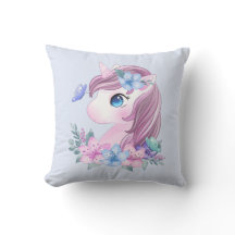 Cute & Magical Baby Unicorn met Big Eyes