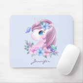 Cute & Magical Baby Unicorn met Big Eyes Muismat (Met muis)