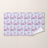 Cute & Magical Baby Unicorn Pattern Bad Handdoek (Handdoek)