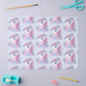 Cute & Magical Baby Unicorn Pattern Tissuepapier (Craft)