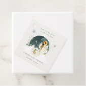 Cute Magical Enchanical Fairy On Way Baby shower Bedankjes Labels (In situ)