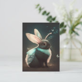 Cute Magical Fairy Bunny Rabbit Briefkaart (Staand voorkant)