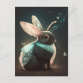 Cute Magical Fairy Bunny Rabbit Briefkaart (Voorkant)