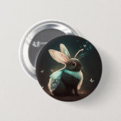 Cute Magical Fairy Bunny Rabbit Ronde Button 5,7 Cm (Voorkant /achterkant)
