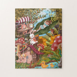 Cute Magical Forest Legpuzzel