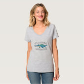 Cute Magical Liopleurodon Fantasy Prehistoric Ocea T-shirt (Voorkant volledig)