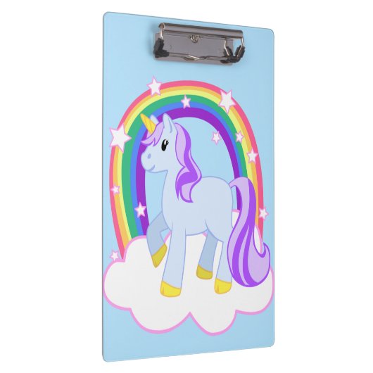 Cute Magical Rainbow Unicorn Klembord (Rechts)