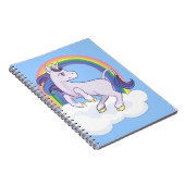 Cute Magical Rainbow Unicorn Notitieboek (Rechterzijde)
