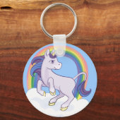 Cute Magical Rainbow Unicorn Sleutelhanger (Voorkant)
