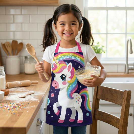 Cute Magical Sparkly Galaxy Unicorn Rainbow Schort