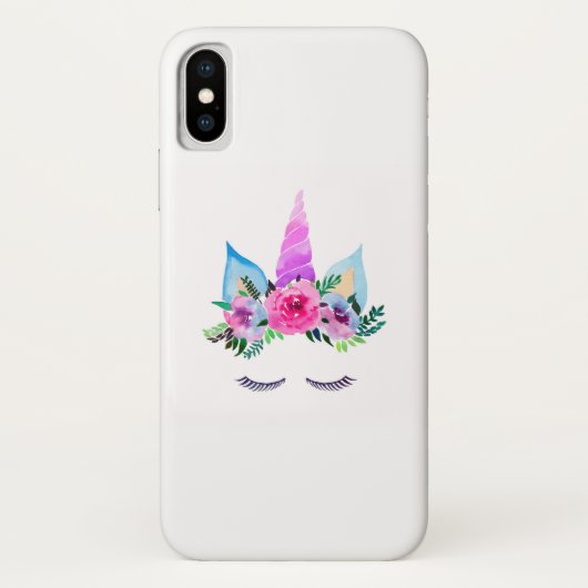 Cute Magical Unicorn Face Case-Mate iPhone Case (Achterkant)