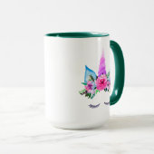 Cute Magical Unicorn Face Mok (Voorkant rechts)