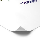 Cute Magical Unicorn Face Poster (Hoek)