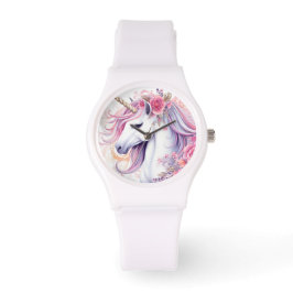 Cute Magical Unicorn Horloge
