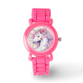 Cute Magical Unicorn Horloge