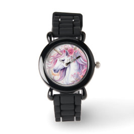 Cute Magical Unicorn Horloge