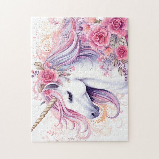 Cute Magical Unicorn Legpuzzel (Verticaal)